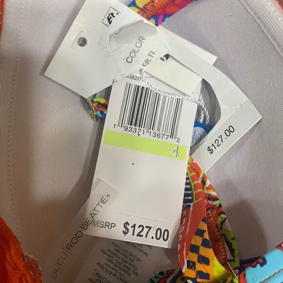 Bleu Rod Beattie groovy colorful swimsuit. - Picture 10 of 10